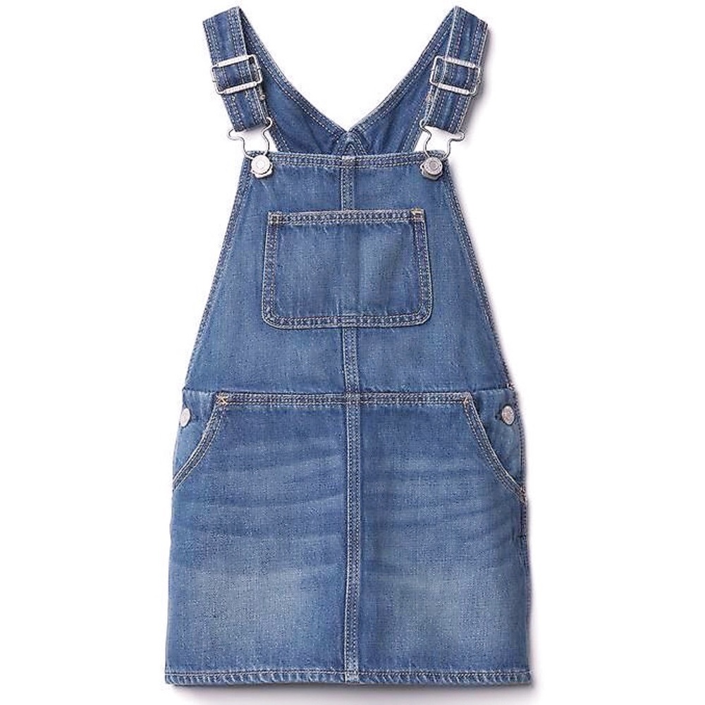 Gap Denim overall skirt